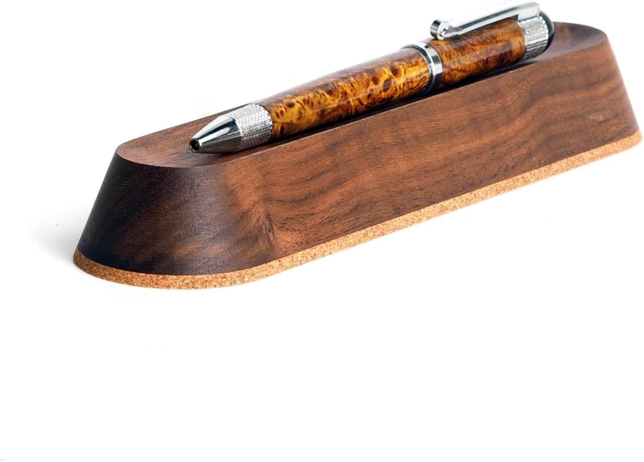 Wood Pen Tray â Handmade Walnut Desk Organizer, Minimalist Pen Holder for Office, Home, Gift (MODEL-2-WALNUT)