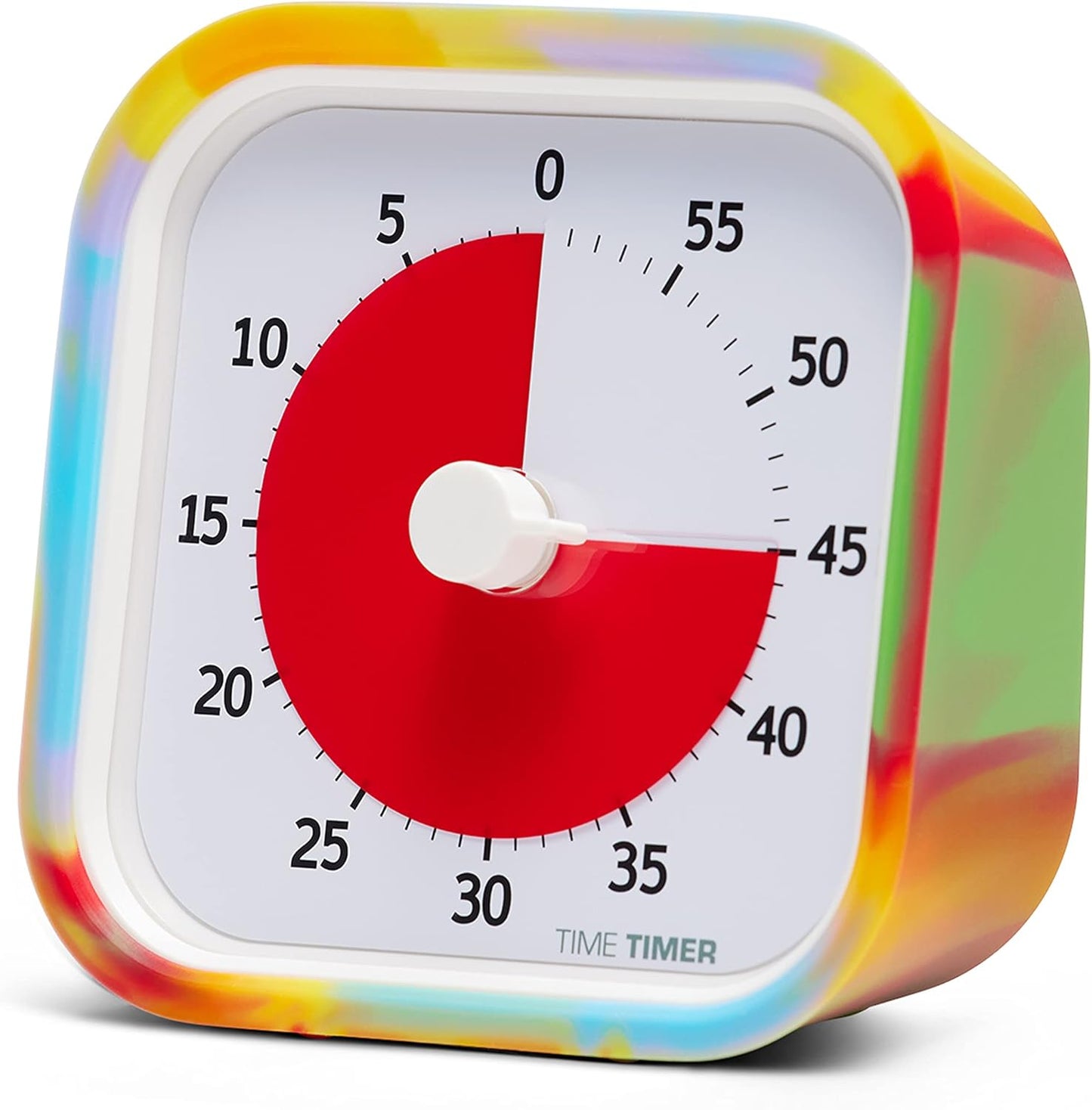 Time Timer MOD Tie Dye â â Special Edition â â â Visual Timer for Kids Classroom Learning, Elementary Teachers Desk Clock, Homeschool Study Tool and Office Meetings with Silent Operation (Tie Dye)