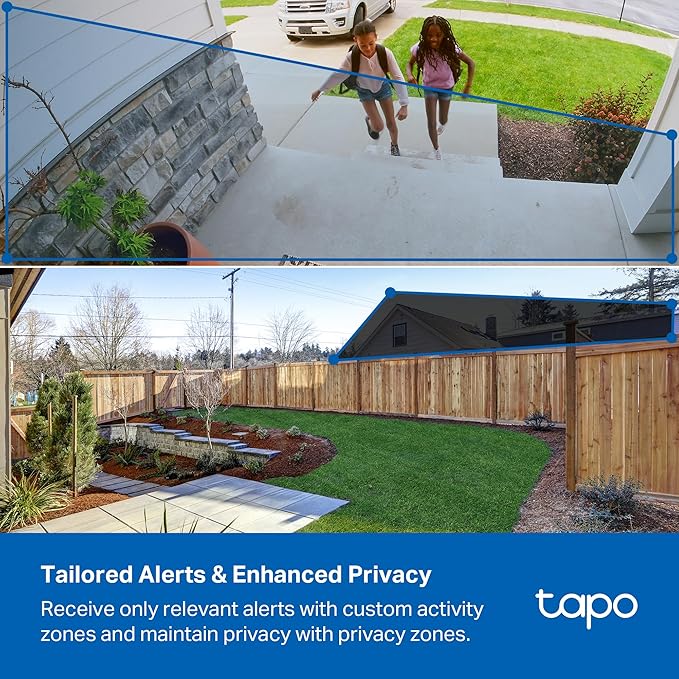 Tapo Outdoor Security Camera Wireless, 1080P, Up to 180 Days Battery, Free Person Detection, Color Night Vision, SD/Could Storage, Alexa & Google Assistant Compatible, Ideal for Homeowners(C400)