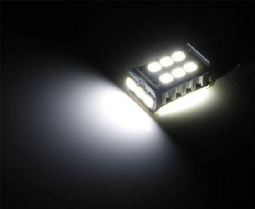 iJDMTOY Xenon White Daytime Running Lights for 2012-2015 Volkswagen Passat, Fit Halogen Headlamps Only