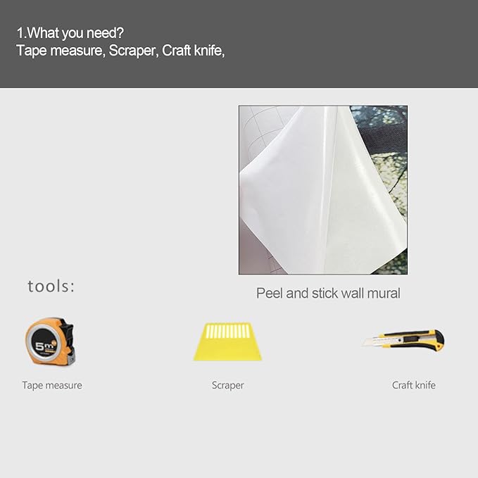 Castle Wall murals Peel and Stick Wallpaper for Bedroom Nursery Room - 85"x118"