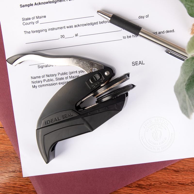 Florida Round Notary Embosser | Official State Embosser | Official Seals | Meets State Specifications (Florida, Round Embosser)