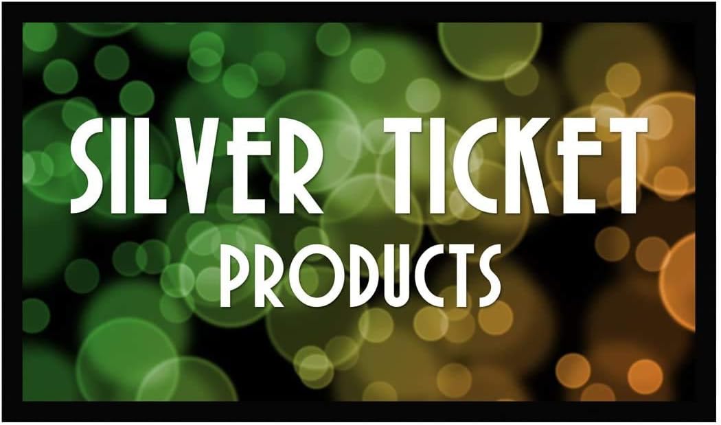 Silver Ticket Products STR Series 6 Piece White 1.1 Gain 120" Diagonal 16:9 Format Projection Screen, Aluminum Frame, Wall Mounted, 109.25x63.625 inches STR-169120