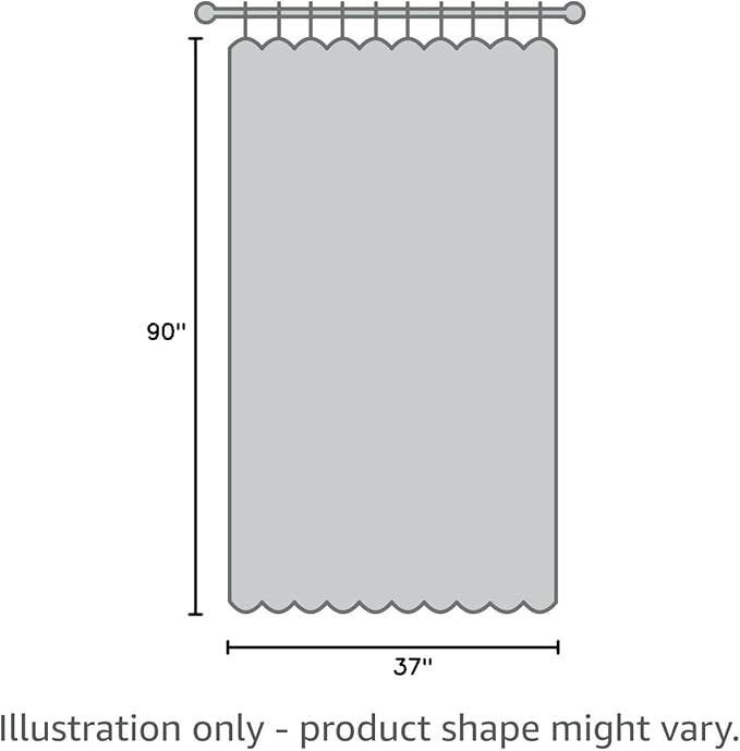 Joydeco Light Filtering Curtains 90 Inch Length for Bedroom, Linen Curtains 90 Inch Length 2 Panels Set for Living Room，White Semi Sheer Drapes 90 Inches Long with Rod Pockets