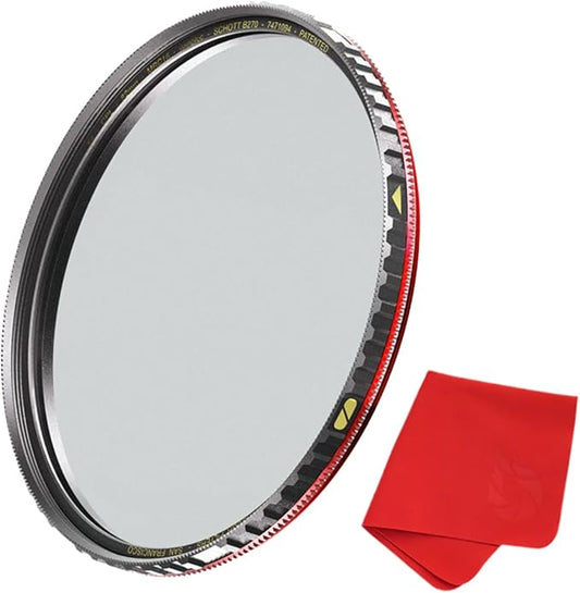 X4 CPL 55mm Circular Polarizer Filter - Schott B270 - MRC16 - Nano Coating - Weather Sealed - 25 Year Support by Breakthrough Photography