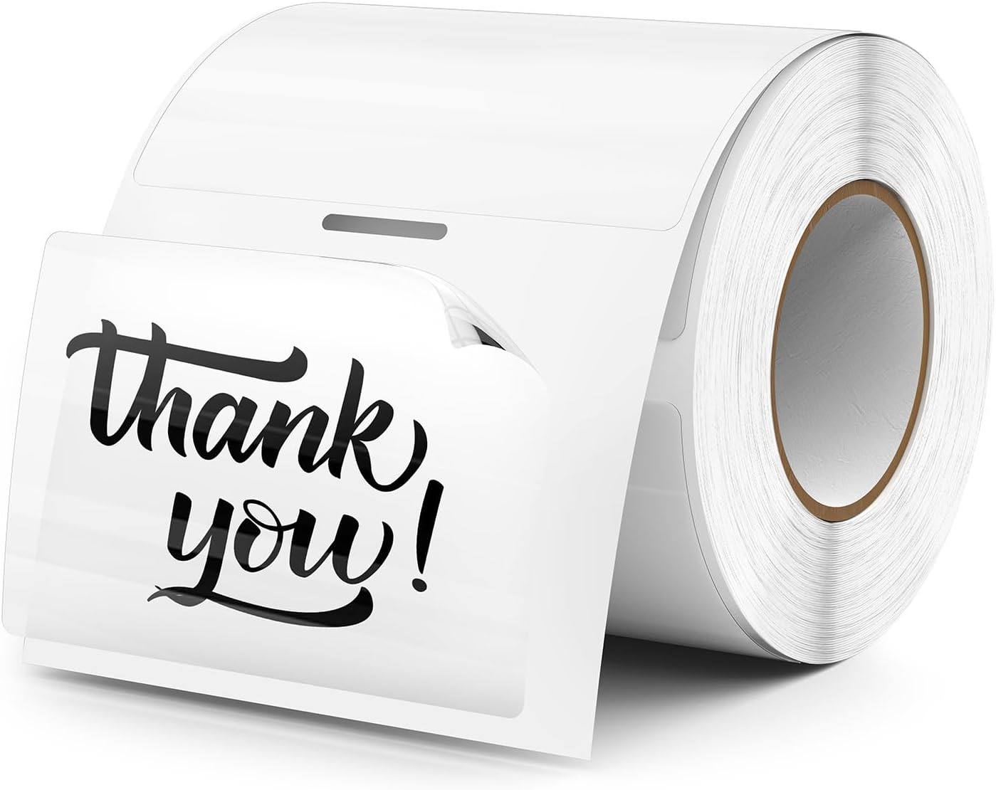Transparent Thermal Labels 3 Ã 2 Inch Self Adhesive Printer Clear Stickers Vinyl Waterproof Roll Decals Rectangle Name Tag for Address Design DIY Logo Business 300 PCS