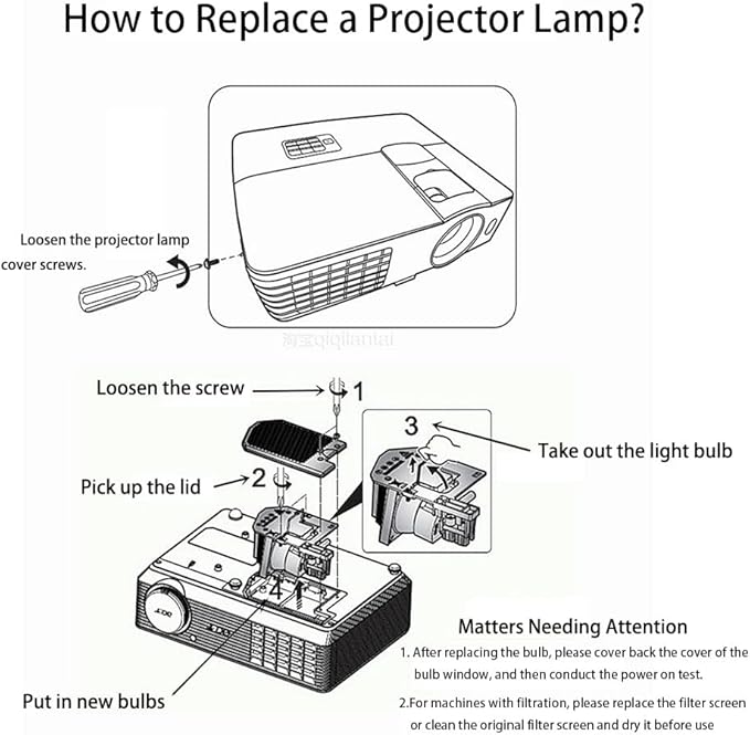 Genuine Original V13H010L50 Replacement Projector Lamp/Bulb with Housing for Epson Powerlite 825 825+ 826W 826W+ 84 84+ 84C 85 85+ Projector-(OEM Bulb Inside)