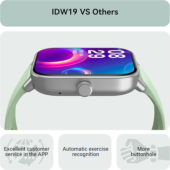 Gydom Smart Watch for Men Women, Alexa Built-in, 1.8" Smartwatch with Heart Rate/SpO2/Sleep Monitor, IP68 Waterproof Fitness Tracker, Bluetooth Call (Answer/Make) for Android iPhone, 101+ Sport Mode
