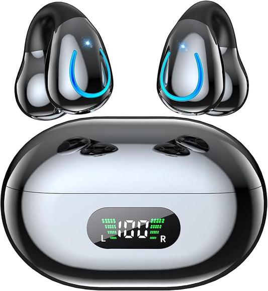 AI Translation Earbuds Real Time 144 Languages 60H Playtime Translator Ear Buds Audifonos Traductores Inglés Español Wireless Earphones Bluetooth Headphones for Travel Business Meeting