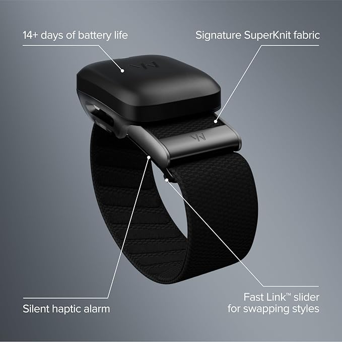 WHOOP 5.0/MG Activity Tracker - 12 Month Membership - Health and Fitness Wearable – 24/7 Activity and Sleep Tracker, Personalized Coaching, Menstrual Cycle Insights – 14+ Days Battery Life