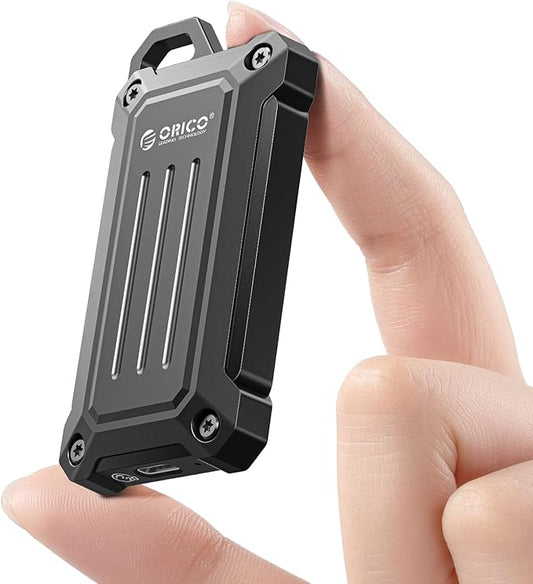 ORICO 512 GB Portable SSD Up to 2000 MB/s USB 3.2 Gen 2 x 2 External Solid State Drive, Zinc Alloy Design, Water and Dust Resistance for Outdoors Professionals, Photography, PSSD - MINI20