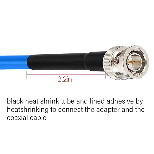 XRDS -RF 200FT SDI Cable, 3G/6G-SDI Cable BNC Digital Video Cables 75 Ohm RG59 BNC Male Cables for 3G/6G HD SDI Monitor Video Recorder Converter Splitter Security Camera
