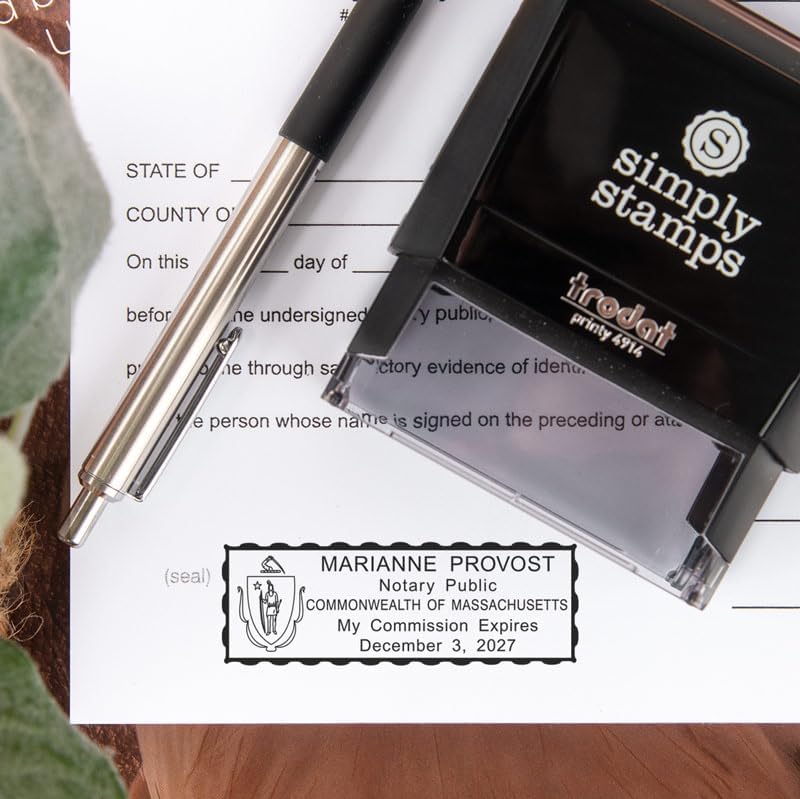 Alabama Rectangular Notary Stamp | Official State Notary Stamp | Official Seals | Meets State Specifications (Alabama, Rectangular Stamp)