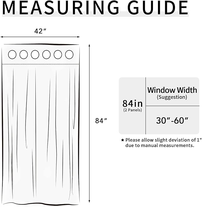 Easy-Going Blackout Curtains for Bedroom, Solid Thermal Insulated Grommet and Noise Reduction Window Drapes, Room Darkening Curtains for Living Room, 2 Panels(42x84 in, Orange)