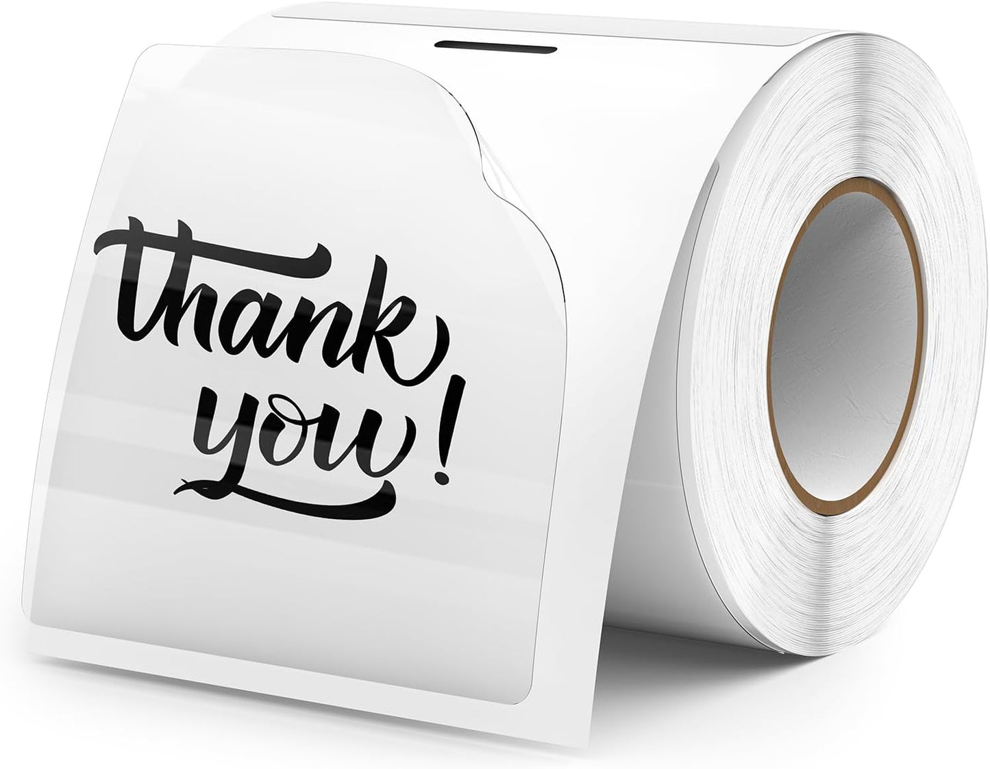 Transparent Thermal Labels 3 Ã 3 Inch Self Adhesive Printer Clear Stickers Vinyl Waterproof Roll Decals Rectangle Name Tag for Address Design DIY Logo Business 200 PCS