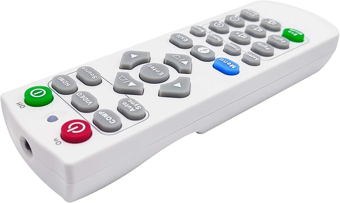 A-00010005 Projector Remote Control for ViewSonic PA502XP, PA503S, PA503SP, PA503W, PA503X, PA503XP, PG700WU, PG701WU, PJD5152, PJD5154, PS500X, PS501W, PS501X, PX700HD, PX701HD, PX702HD