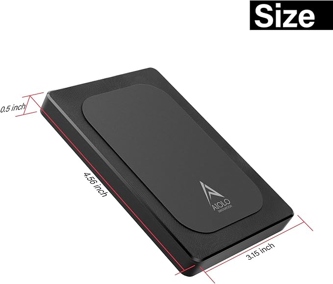 1.5TB External Hard Drive Ultra Slim Portable HDD-USB 3.0 for PC, Mac, Laptop, PS4, Xbox one,Xbox 360