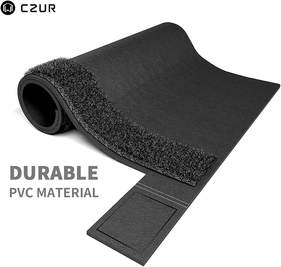 CZUR Assistive Cover 13.14-inch with Adjustable Hook&Loop Splash Resistant,PVC Material Cover for CZUR Book Scanner, Office&Home-Black