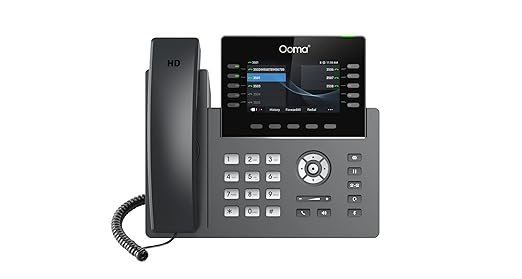 Ooma Provisioned 2615W Wi-Fi Business IP Desk Phone. Works only with Ooma Office Phone Service, Virtual Receptionist, Desktop and Mobile app, Videoconferencing. Subscription Required (Renewed)