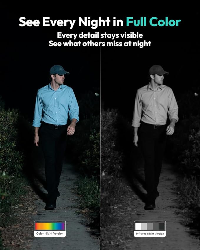 BOTSLAB Security Cameras Outdoor Wireless, Add-On Camera Must Be Connected to Base Station and Cannot Be Used Independently, 4K Security Camera,No Monthly Fee,Supports Up to 8 Cameras per Base Station
