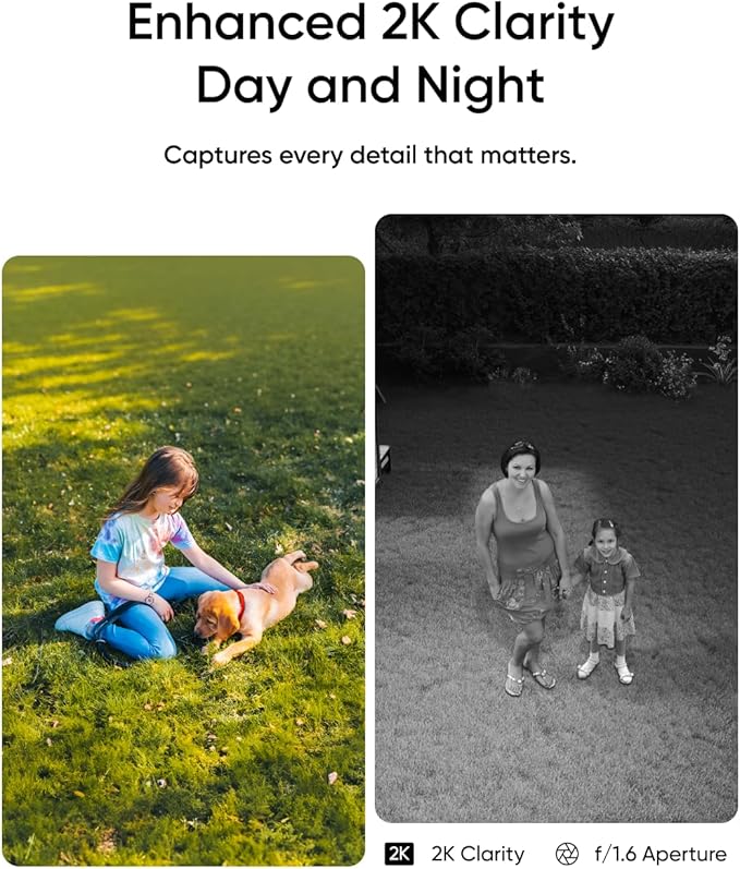 eufy Security SoloCam E30, 2 Pack, Security Cameras Wireless Outdoor, Solar Camera Outdoor Wireless, 360° Pan, AI Tracking, 2K Clarity, HomeBase S380 Compatible, No Monthly Fee (Renewed)