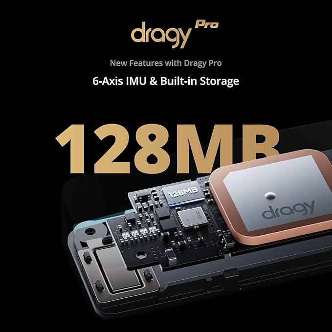 All New dragy Pro - Professional GPS Performance Meter, up to 25Hz GPS Laptimer, with Built-in Memory & 6-Axis IMU Motion Sensor | Includes dragy Mount for Easy Installation