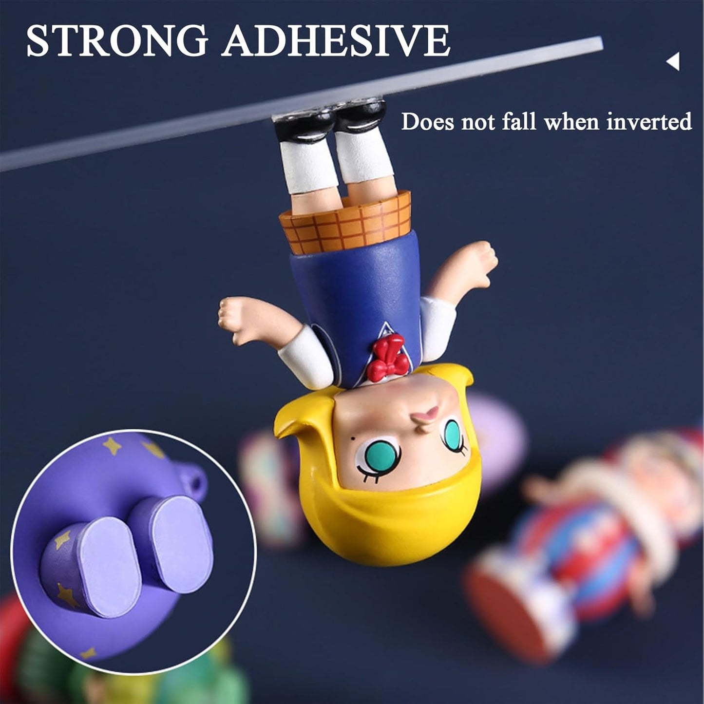 Adhesive Stick dots Two-Sided Sided Mounting Putty Stick Tack for Wall Hanging Crafts Balloons Festival Party Decorations,Clean Removable(1.8"*1.8"-300)