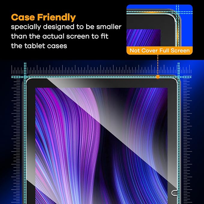 AACL 2-Pack Tempered Glass for All-New W10Y Fire HD 10 Screen Protector 10.1Inch (2023/2021,13th/11th Gen), 9H Glass for W10Y Fire HD 10 Tablet Screen Protector [Easy Installation][Anti-Scratch]