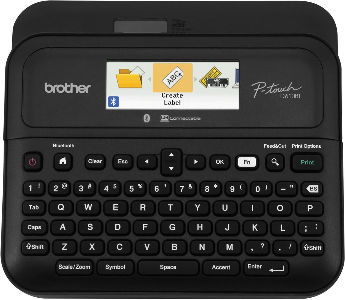 Brother P-touch PT- D610BT Business Professional Connected Label Maker | Connect and Create via BluetoothÂ® on TZe Label Tapes up to ~1 inch