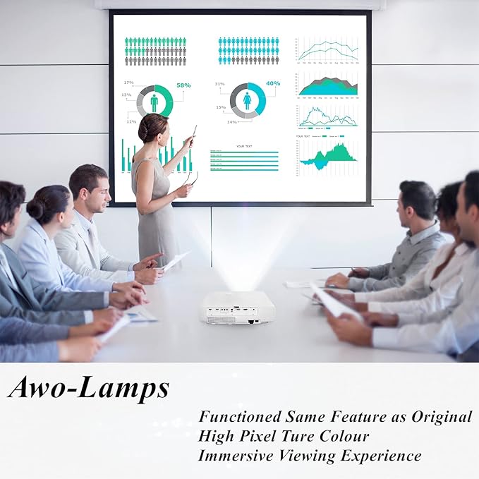 AWO Original NSHA230W Lamp Bulb for PK-L2312UG/PK-L2312UP/PK-L2313UG/PK-L2313UP with Housing for JVC DLA-X900R,DLA-X700R,DLA-X500R,DLA-X95R,DLA-X75R,DLA-X55R,DLA-X35 D-ILA,DLA-VS2200ZG,DLA-VS2400ZG