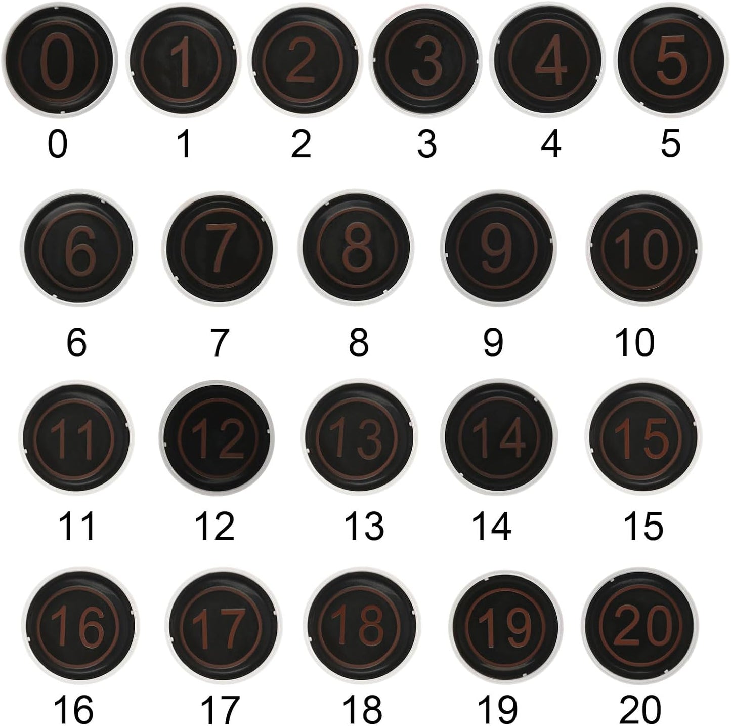 PATIKIL Number Stamps Self Inking, Numeral 17 Number Stamp Teacher Stamp Initial Stamp Ink Stamp for Class Notebook Scrapbooking DIY Craft Style 2, Red Ink