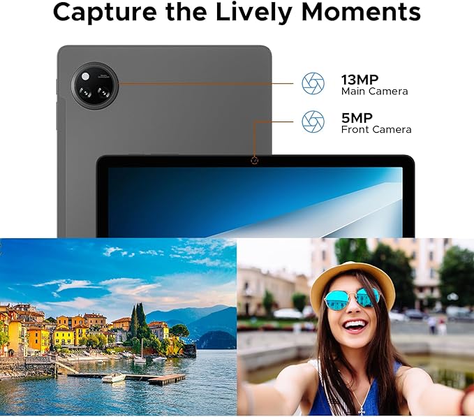 DOOGEE Tab A9 Pro+ Android 16 Tablet,11 inch Tablet with 90Hz Display,30GB+128GB/2TB TF Octa-Core Gaming Tablets,8580mAh,1080P,Bluetooth 5.0+5G WiFi Tablets,13MP+5MP,Face ID/OTG