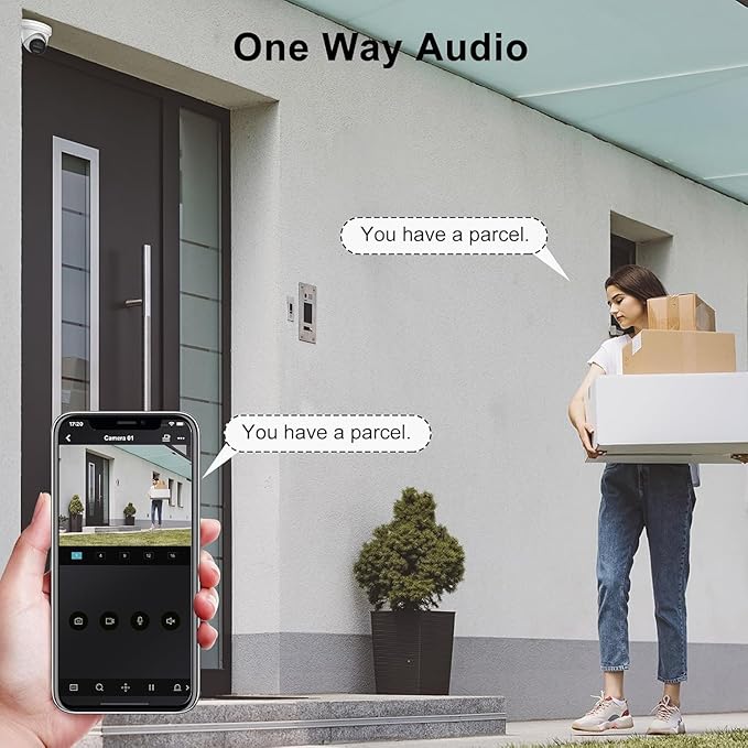 Anpviz 12MP PoE IP Camera Outdoor, 4096x3072@10fps, 134° Wide Angle (4:3), Smart Color Night Vision, Human Vehicle Detection, Wired Turret Metal Security Camera with Audio, 2.8mm Lens, IP67 Waterproof
