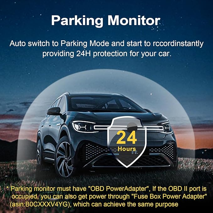 4K Dash Cam Custom fit for GMC Yukon, Yukon XL 2015 2016 2017 2018 2019 2020(Model D), Model D & Model C Have Same Models Years but Vehicle Sensor Cover are Different