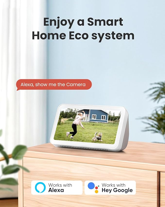 Solar Security Cameras Wireless Outdoor, 2K WiFi 6 Battery Powered Cameras, 360° View, AI Motion Detection, Color Night Vision, Two-Way Talk, Cloud/Local Storage, 2.4Ghz Only, 4Pack