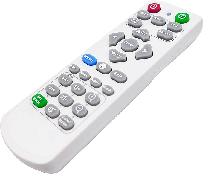 A-00010190 Projector Remote Control for ViewSonic LS921WU, PG603W, PG603X, PG605X, PG701WU, PG703W, PG703X, PG705HD, PG705WU, PG706HD, PG706WU, PG707W, PG707X, PS600W, PS600X