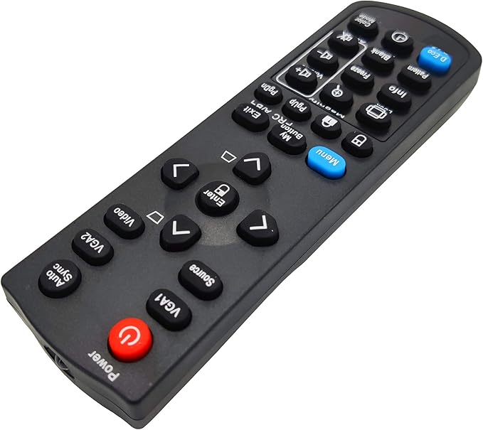 Projector Remote Control for ViewSonic PJD5126, PJD5132, PJD5134, PJD5226W, PJD5232L, PJD5234L, PJD5533W, PJD6223, PJD6235, PJD6245, PJD6353, PJD6543W, PJD6653W, PJD7820HD, PJD7822HDL