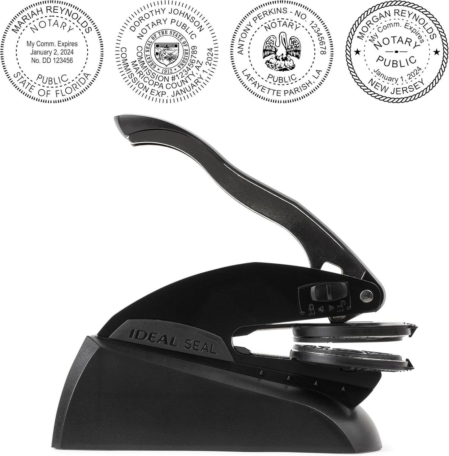 Oklahoma Round Notary Embosser | Official State Embosser | Official Seals | Meets State Specifications (Oklahoma, Round Embosser)