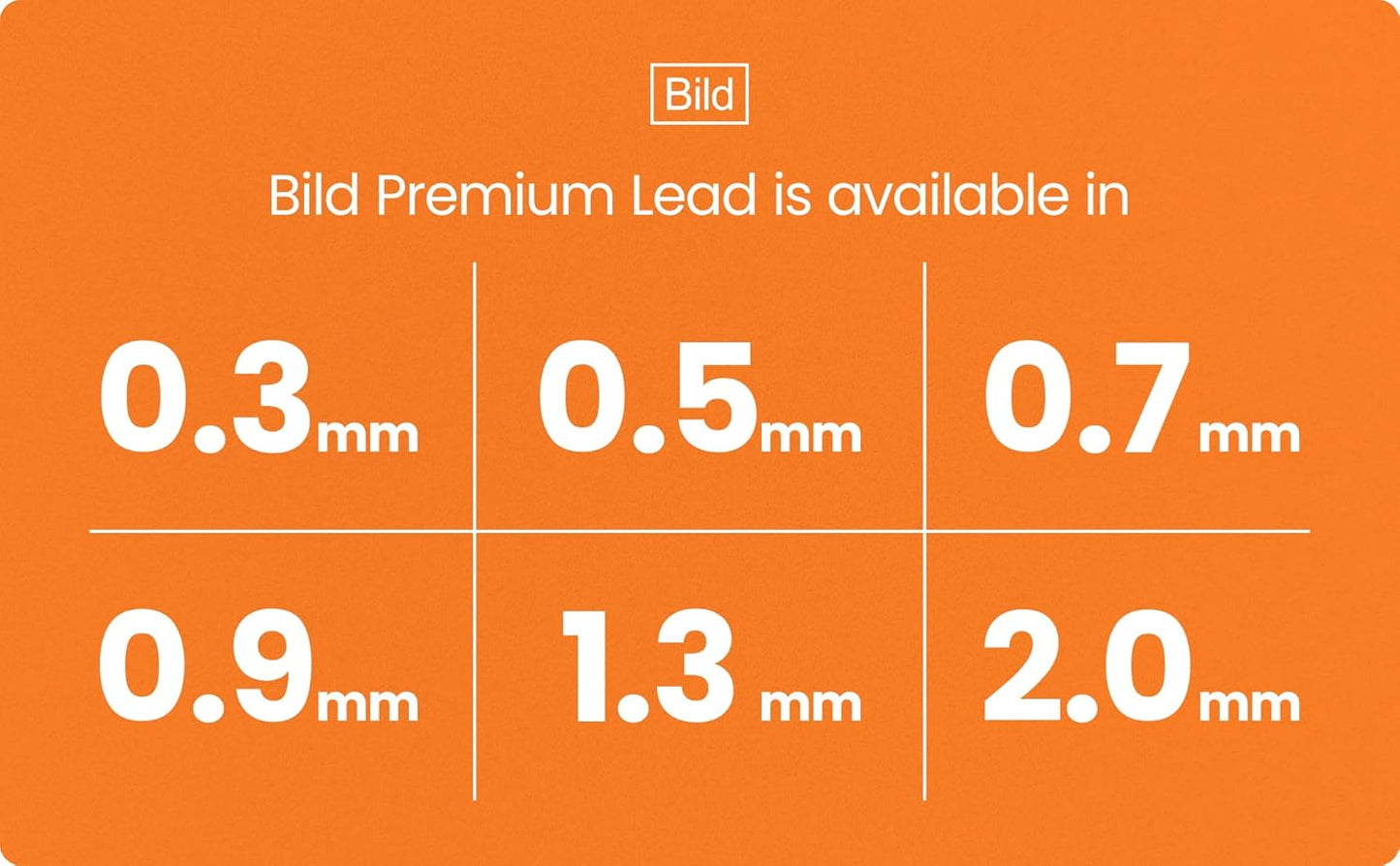 Bild Premium Mechanical Pencil Lead Refills (2B, 1.3 mm)
