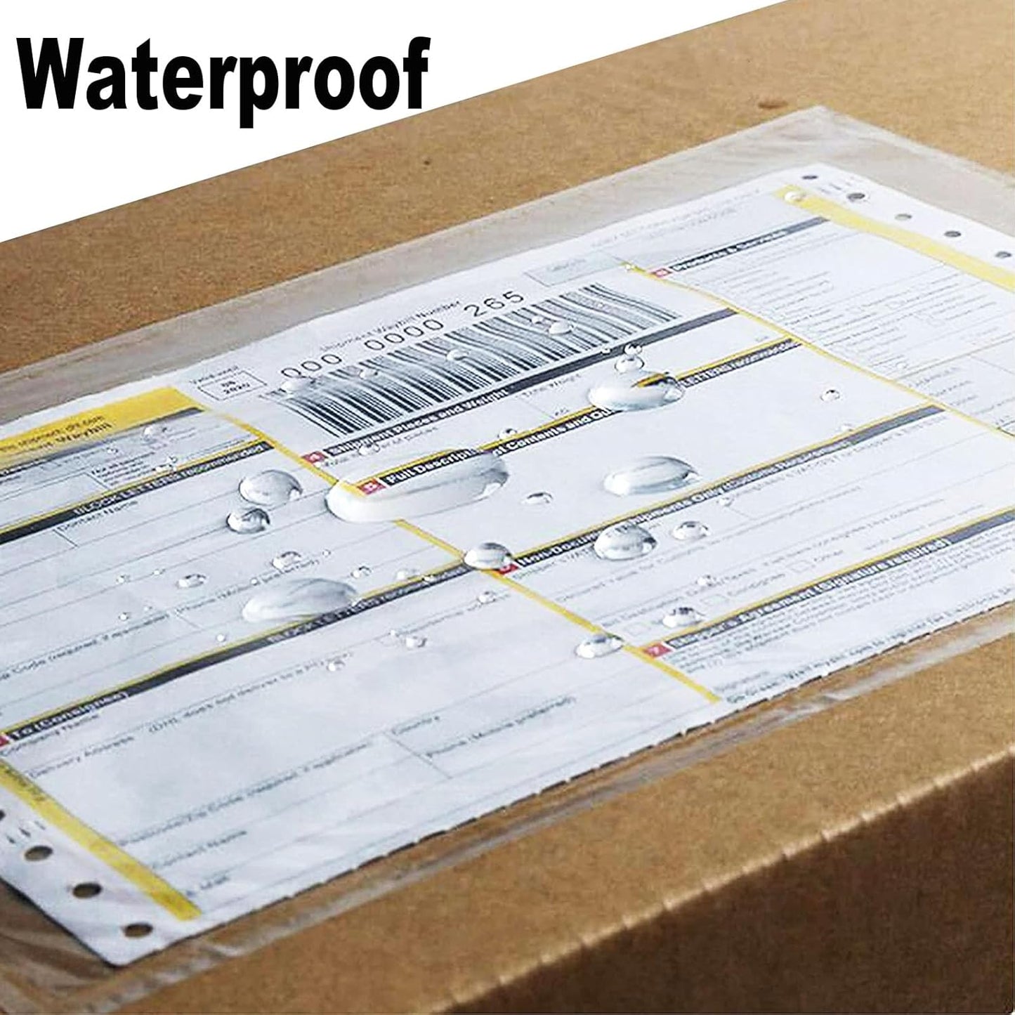 500 Pcs 6x9 Shipping Envelopes, Packing List Mailing Envelopes Clear Adhesive Shipping label sleeves Shipping Supplies for Small Businesses