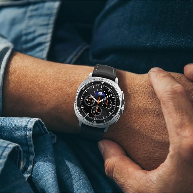 Samsung Galaxy Watch 8 Classic (2025) 46mm LTE Smartwatch, Cushion Design, Rotating Bezel, Quick Button, Sleep Coaching, Running Coach, Energy Score, Black [US Version, 2 Yr Warranty]