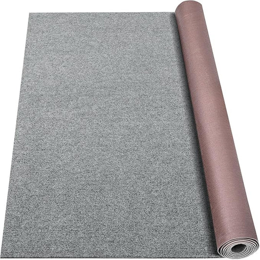 Marine Carpet,6 FT x 14 FT Smoke Gray Indoor Outdoor Carpet 0.2" Thick Boat Carpet with Water-Proof TPE Backing, Non-Slide Outdoor Marine Carpet Roll for Home, Patio, Porch, Deck