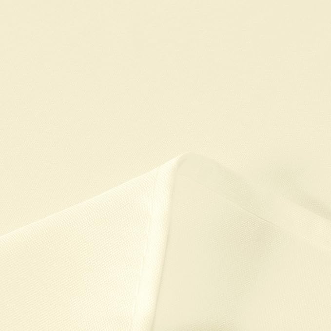 sancua Square Tablecloth - 60 x 60 Inch - Water Resistant Spill Proof Washable Polyester Table Cloth, Decorative Fabric Table Cover for Dining Tables, Buffet Parties and Camping, Beige