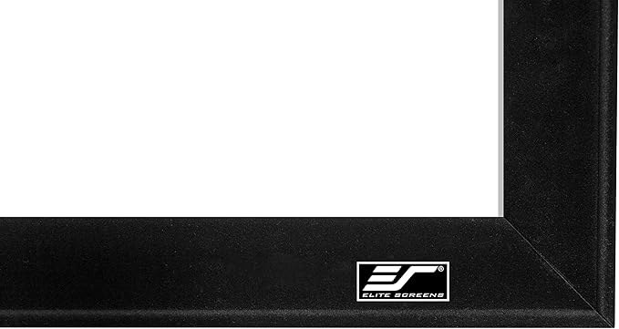 Elite Screens 200 inch Projector Screen 16:9, Wall Mounted Fixed Frame , 8K/4K UHD & Active 3D Ready, ISF-Certified Material for Home Theater, Office & Indoor Presentations, Sable Frame 2, ER200WH2