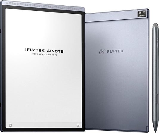 AINOTE Air 2 Bundle – 8.2" E Ink AI Note-taking Tablet with Stylus, 4096 Pressure Levels, Digital Notebook with Voice-to-Text Transcription, Multi-languages Support, Ideal for Meetings & Study