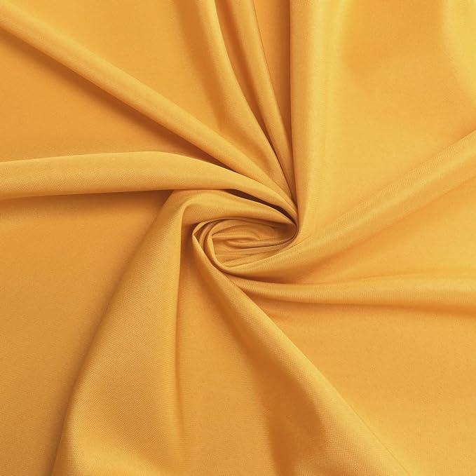 sancua Rectangle Tablecloth - 70 x 90 Inch - Stain and Wrinkle Resistant Washable Polyester Table Cloth, Decorative Fabric Table Cover for Dining Tables, Buffet Parties and Camping, Gold
