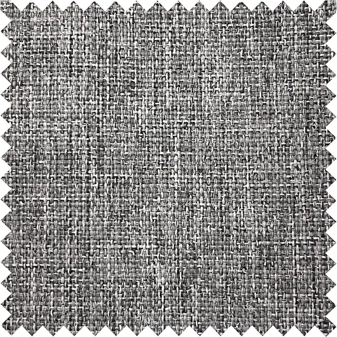 Macochico Extra Wide Full Blackout Linen Curtains for Sliding Door Mid Grey Pinch Pleated Linen Curtains 96 Inches Long for Bedroom Living Room Farmhouse with Tieback 120”Wx96”L 1 Panel
