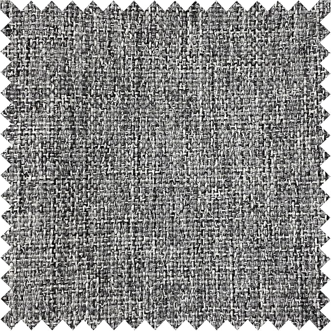Macochico Pinch Pleated 100% Blackout Curtains Natural Grey Linen Curtains for Bedroom Living Room Farmhouse Thermal Insulated Window Panels Pleated Curtains with Hooks and Tieback 52”Wx72”L 1 Panel