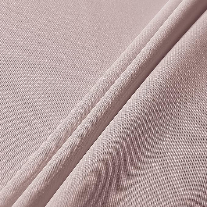 sancua Rectangle Tablecloth - 90 x 132 Inch - Stain and Wrinkle Resistant Washable Polyester Table Cloth, Decorative Fabric Table Cover for Dining Tables, Buffet Parties and Camping, Blush