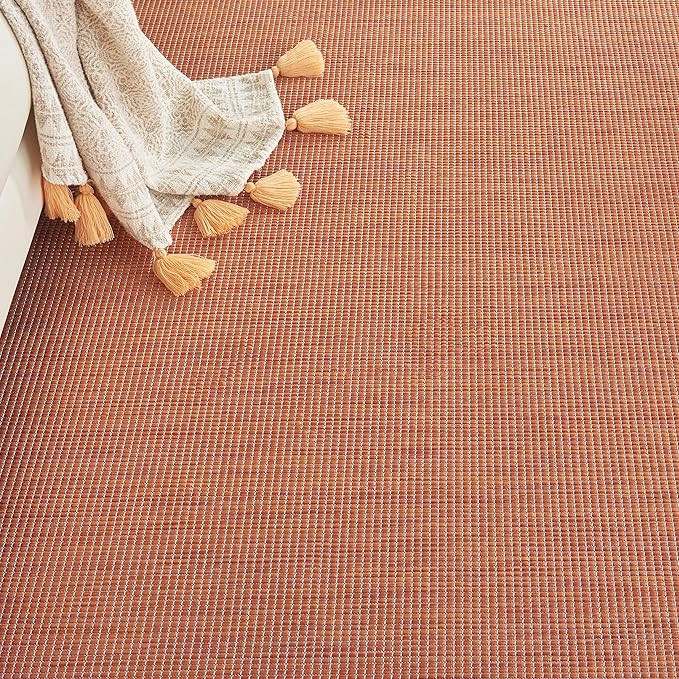 Nourison Home Positano 5' x 7' Terracotta Fabric Modern Area Rug (5' x 7')